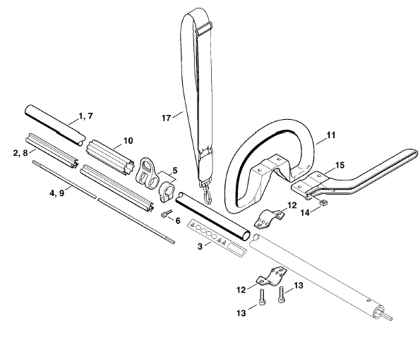 drive tube - loop handle