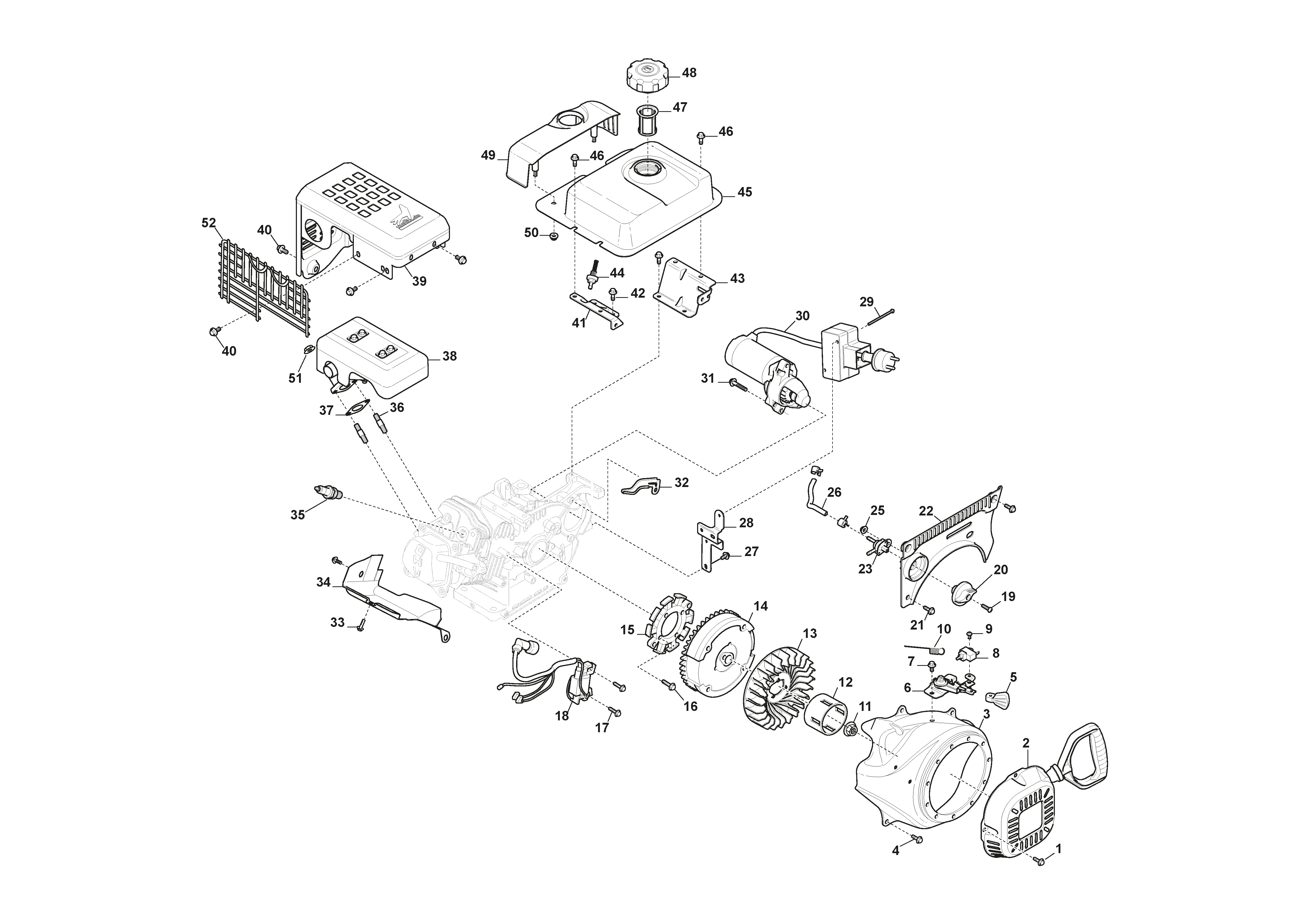  Starter Assy, Tank