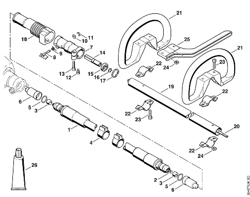 K-Flexible shaft FR 108