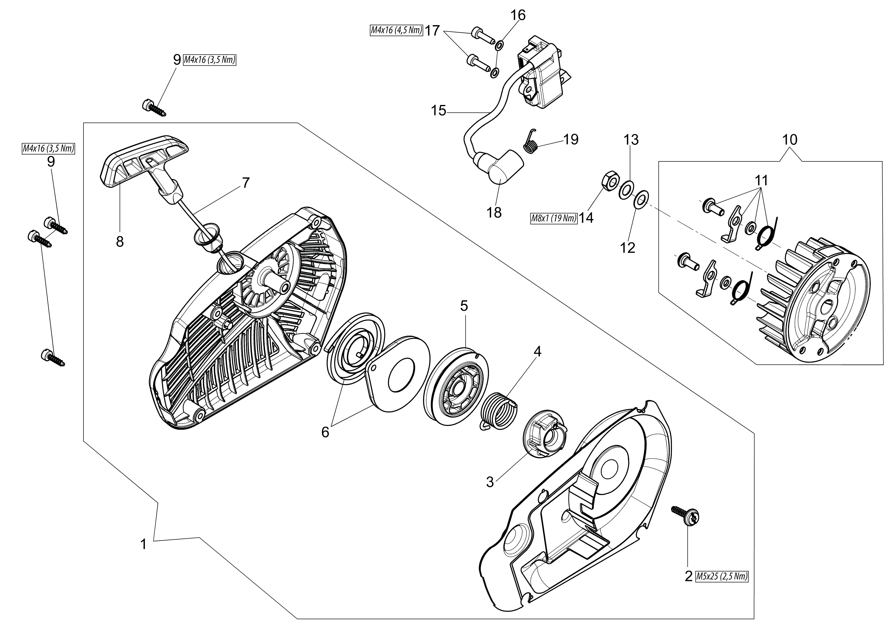 Starter assy