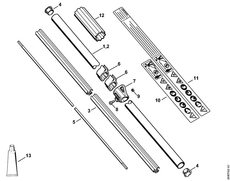 J DRIVE TUBE