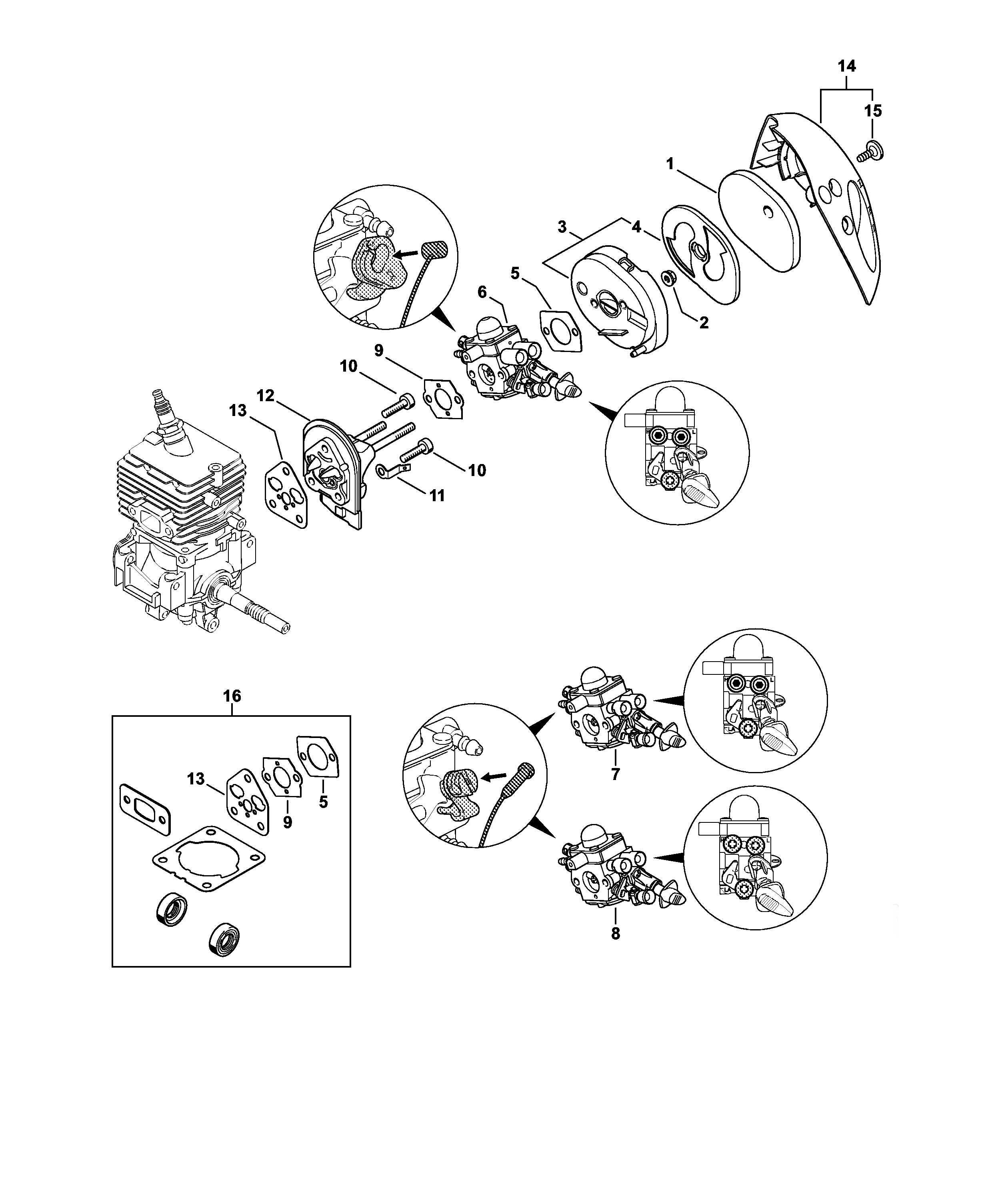 Air Filter, Spacer Flange