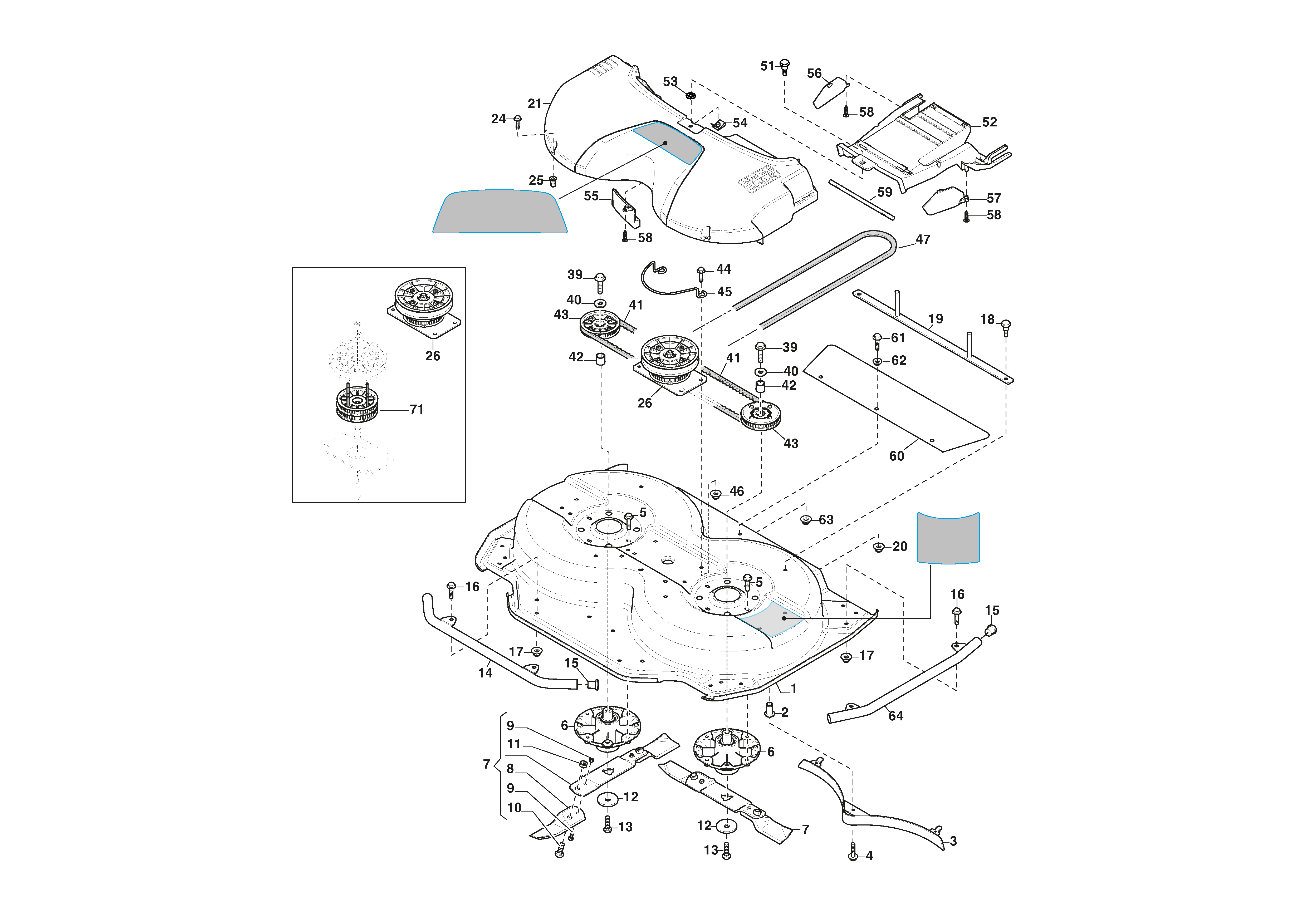 Transmission and Blades