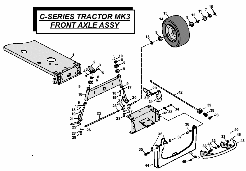 MK3 Front Axle Assembly