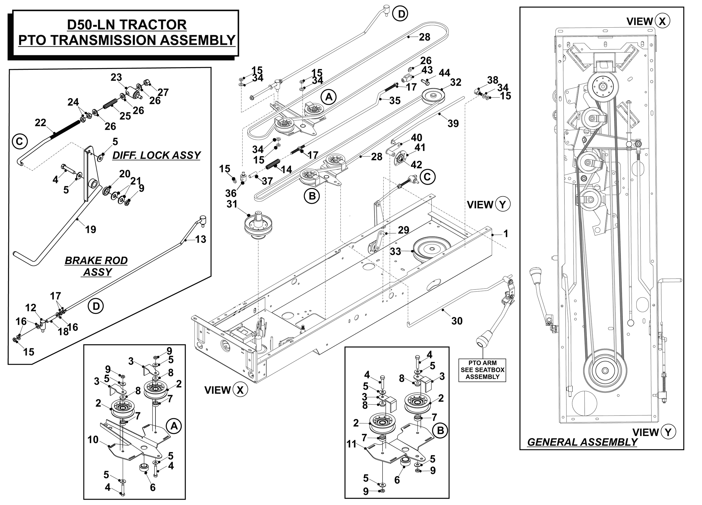 PTO TRANSMISSION ASSY