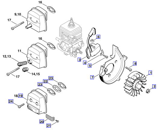 Ignition System-Muffler