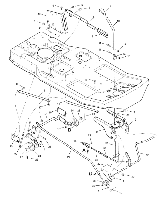 Mower Housing Suspension