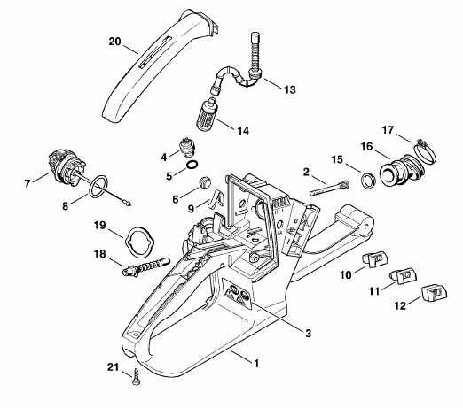 Tank housing
