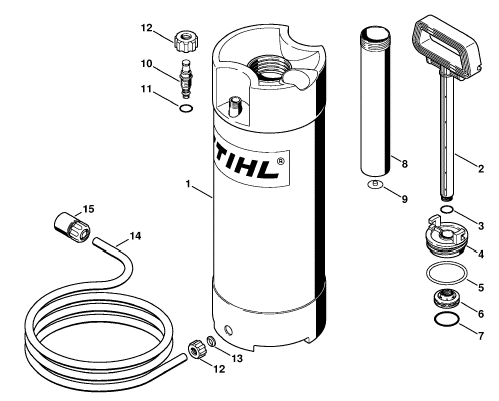 Pressurized water tank (28.2010)