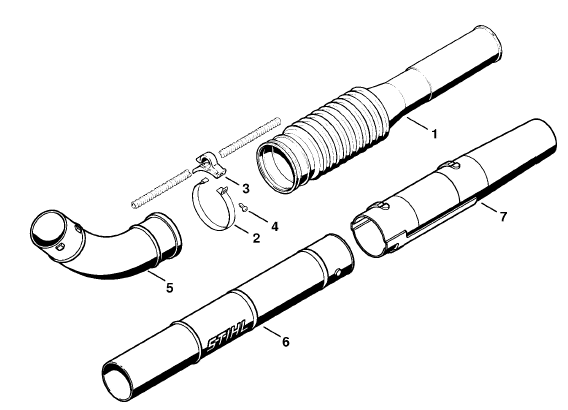 Pleated hose
