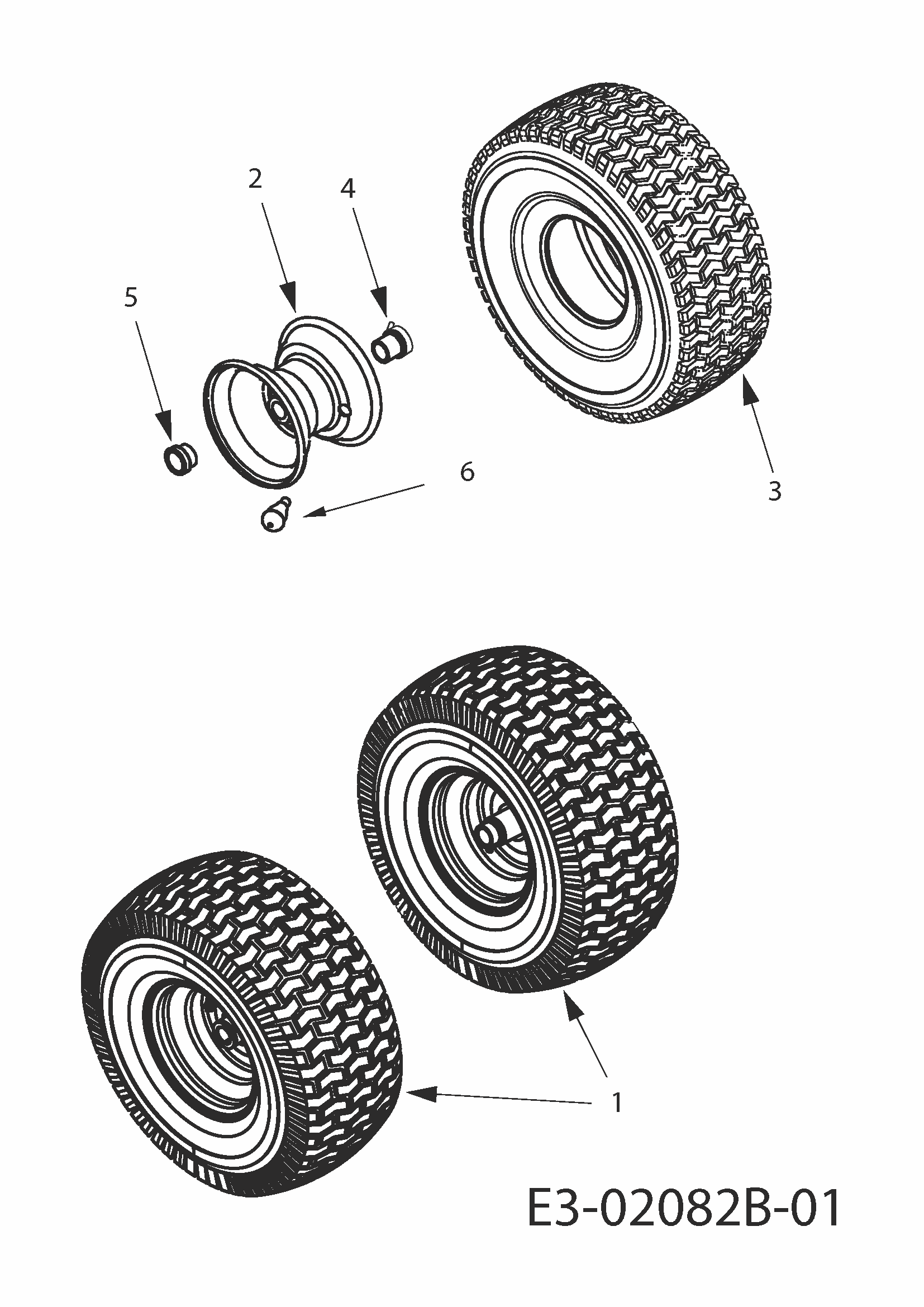 Front wheels