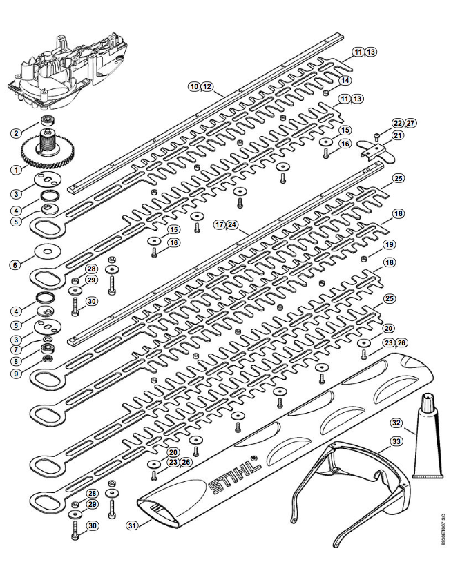 Gear Head/Cutter Bar
