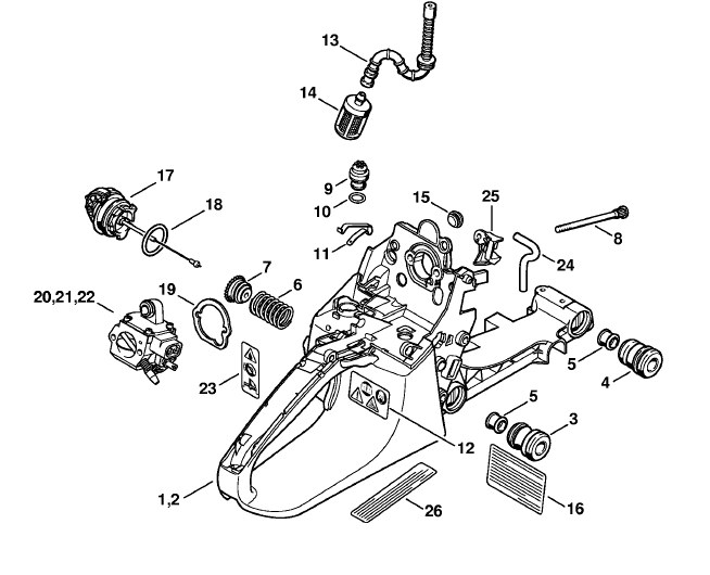 Tank housingThrottle Control