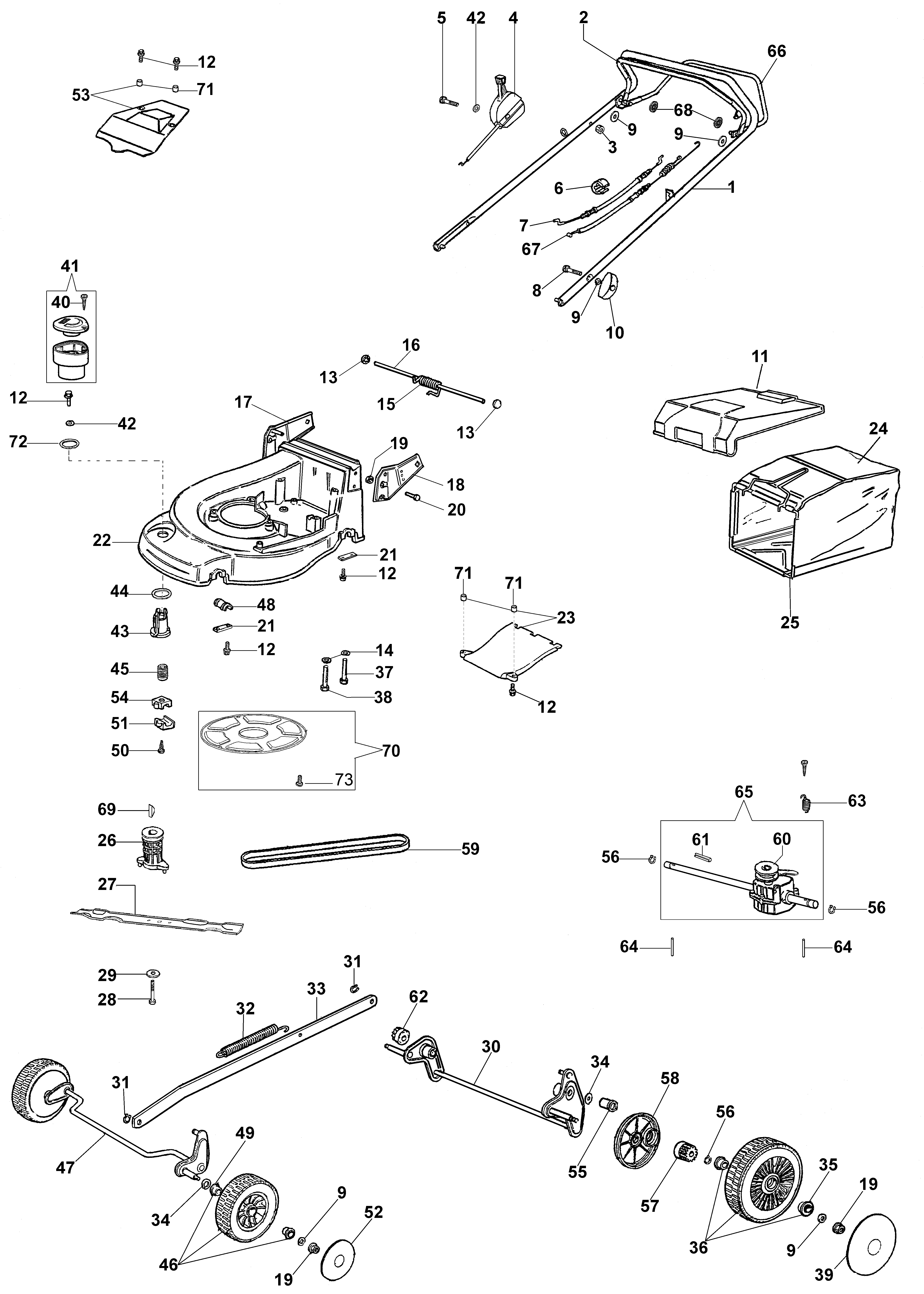 Illustrated parts list