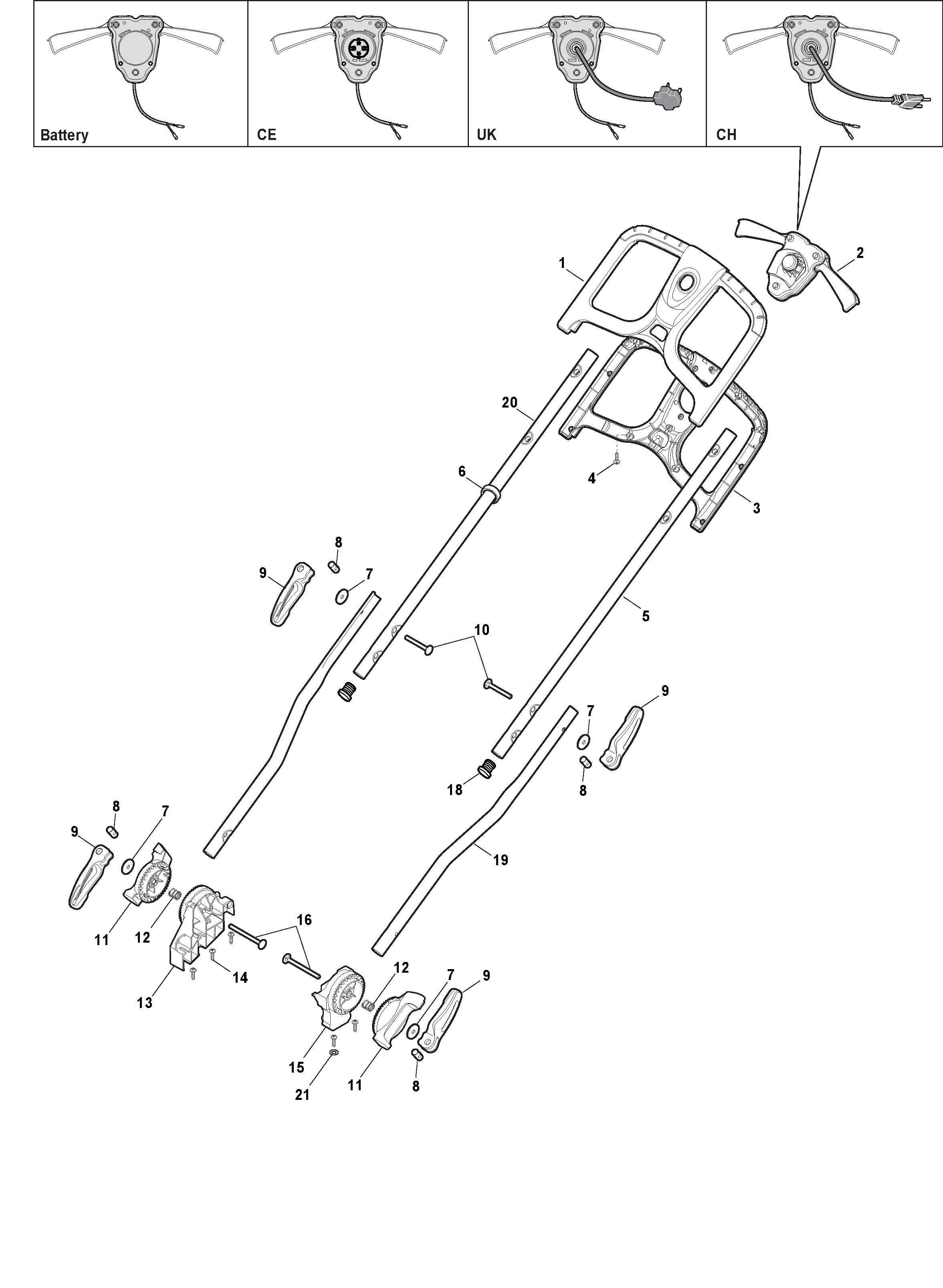 Handle, Upper Part
