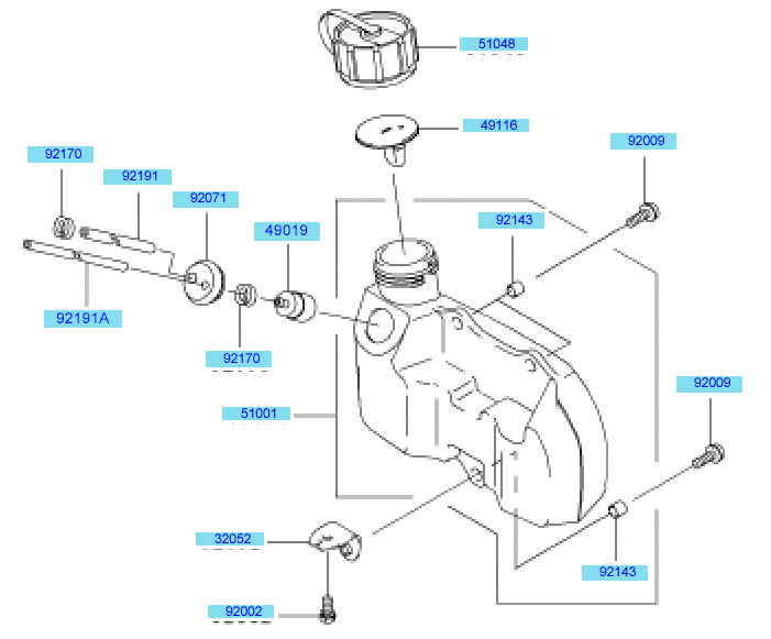 Fuel Tank & Fuel Valve