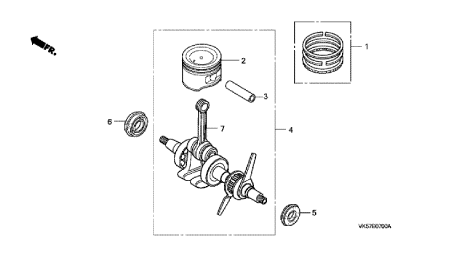 CRANKSHAFT & PISTON 