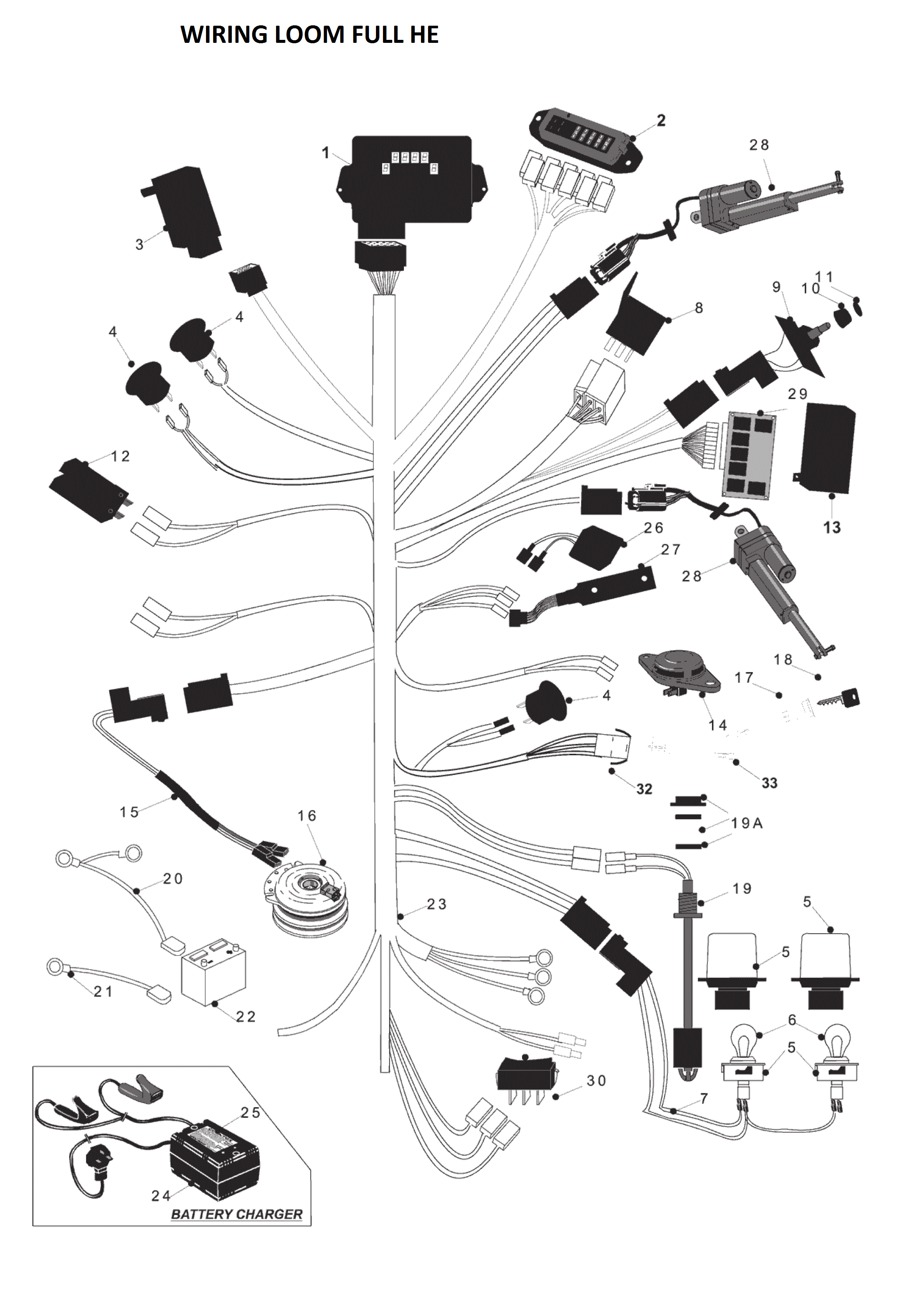 WIRING LOOM FULL HE