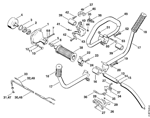 E-Clutch housing, Drive tube