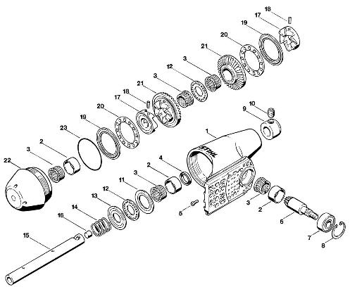 A-BT 311 Gear head