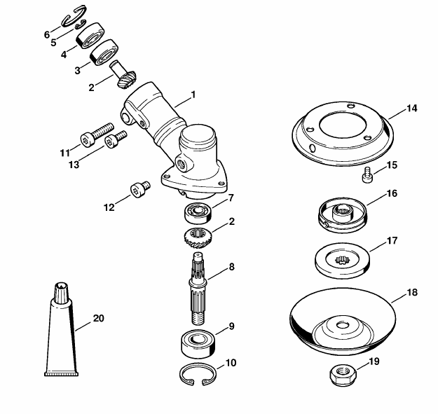 Gear head FR 125