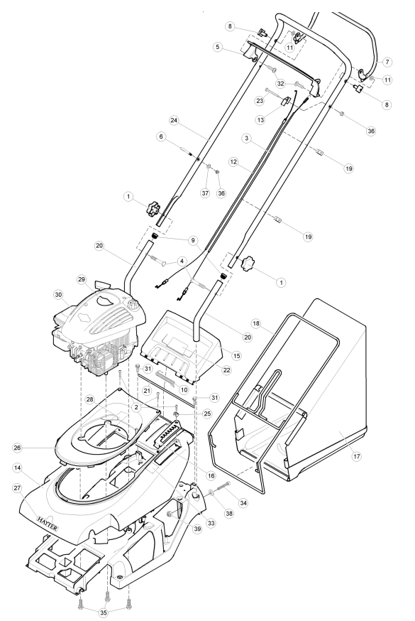 Upper Main Frame Assembly