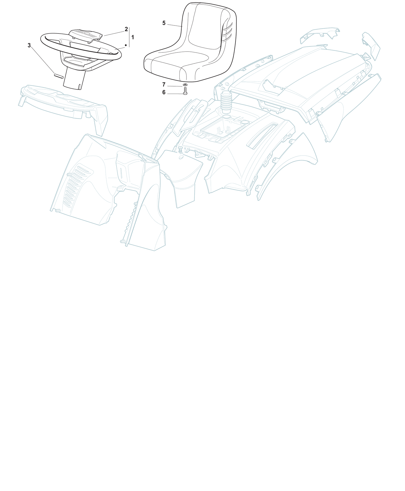 Seat & Steering Wheel