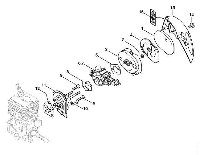 Air filter, Spacer flange