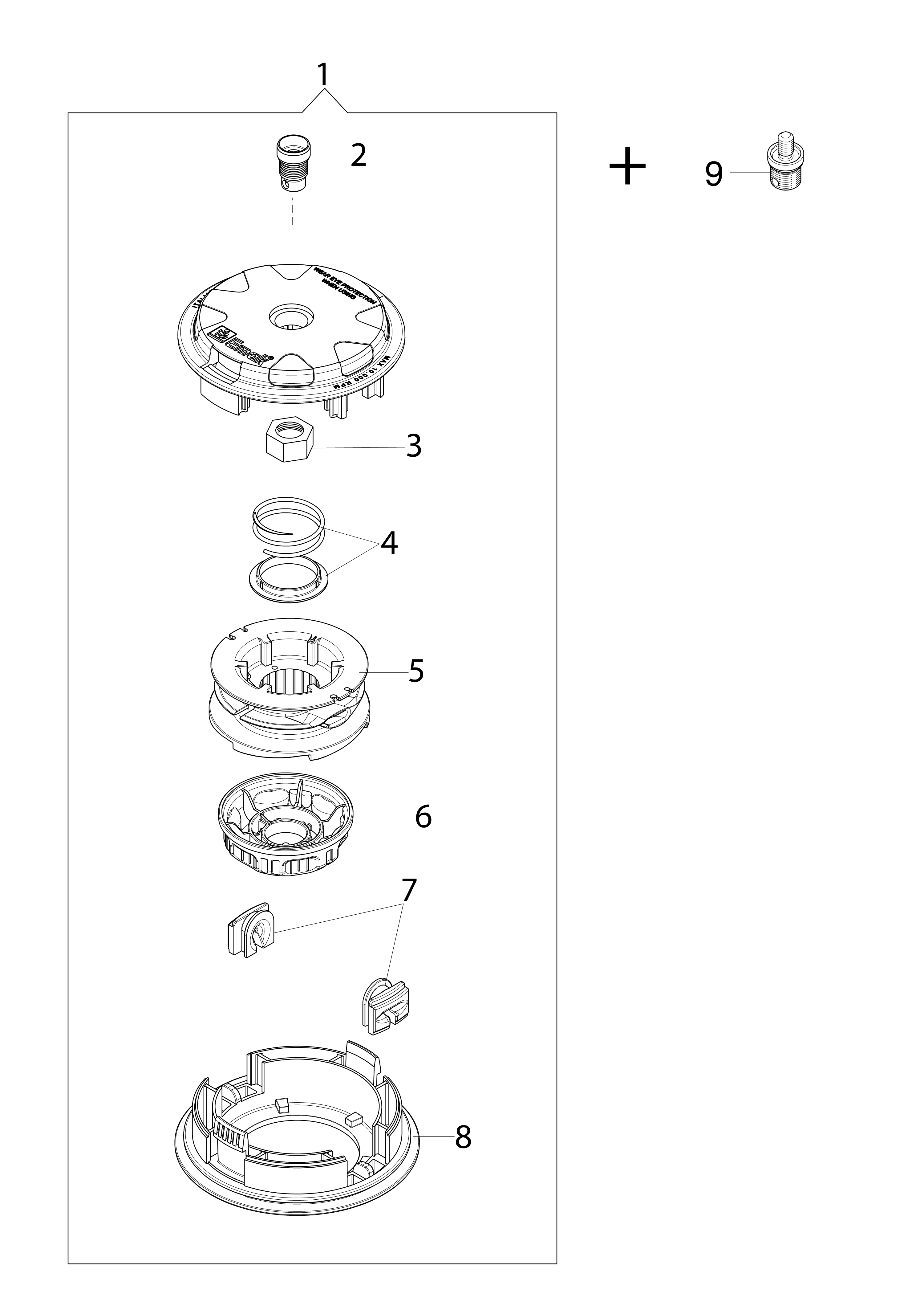 Head Load&Go + Insert (male)
