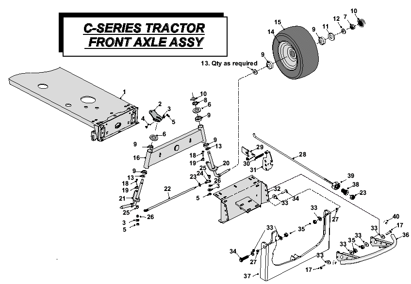 Front Axle Assembly