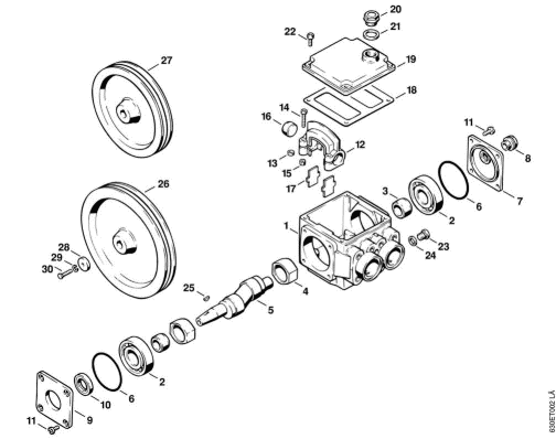 D_-Pump housing