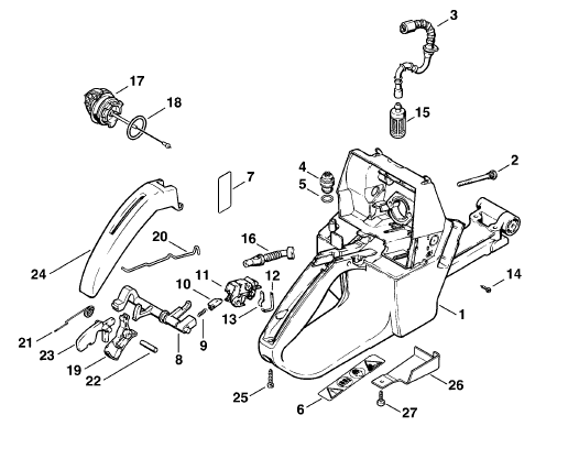 Tank housing