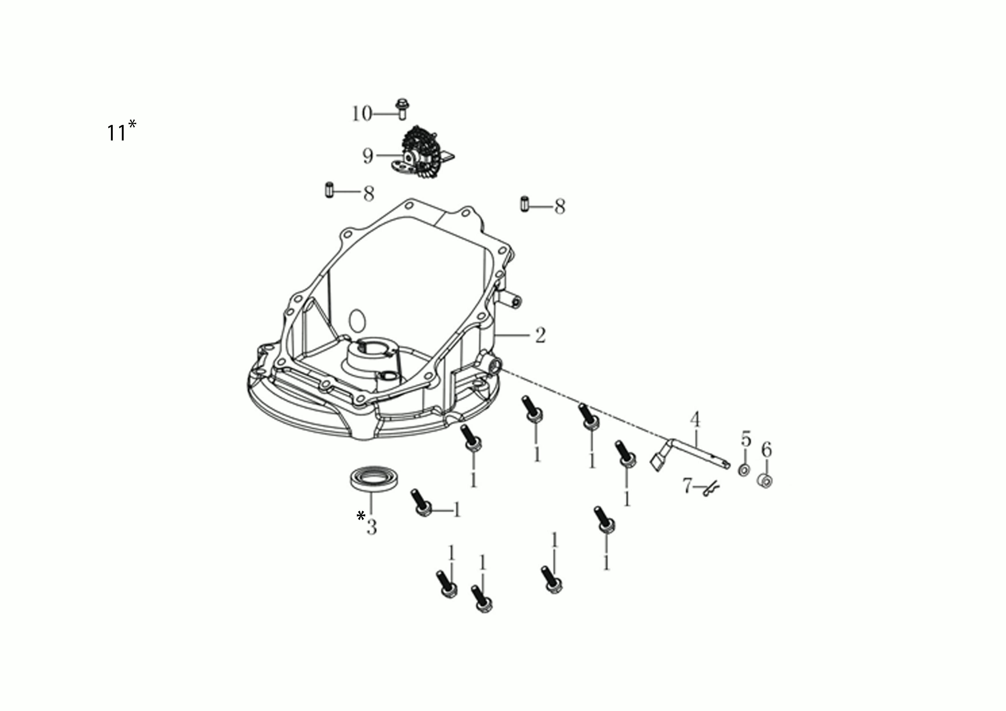 Crankcase cover