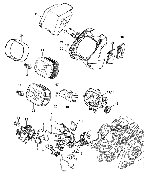 Carburetor bracket