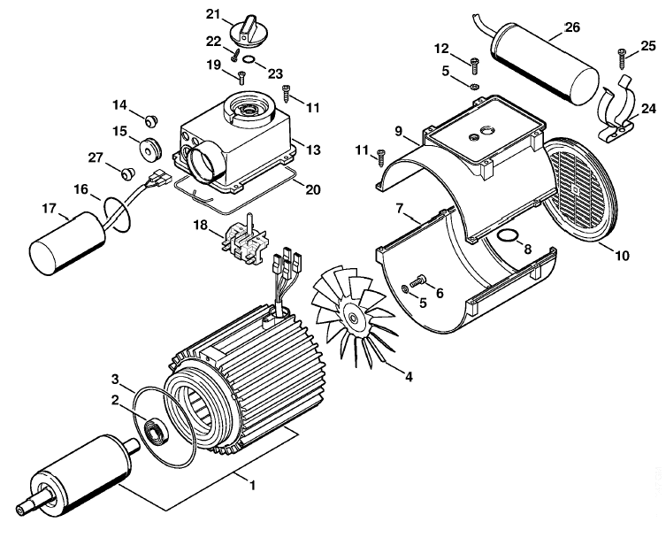 RE 141 K- Electric motor