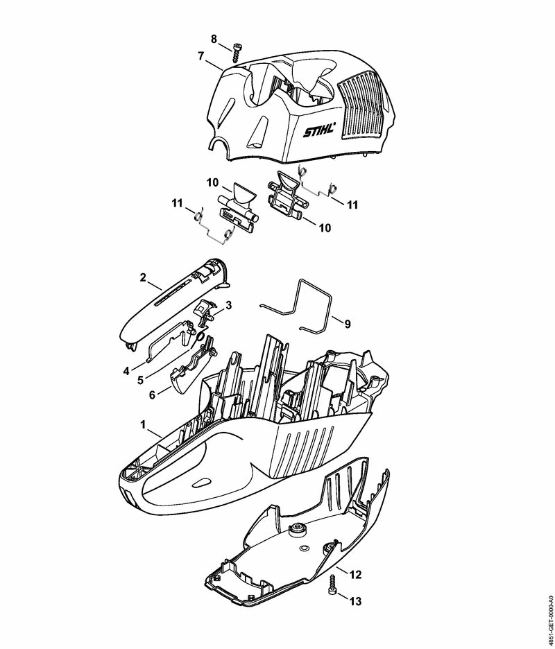 A HANDLE HOUSING 