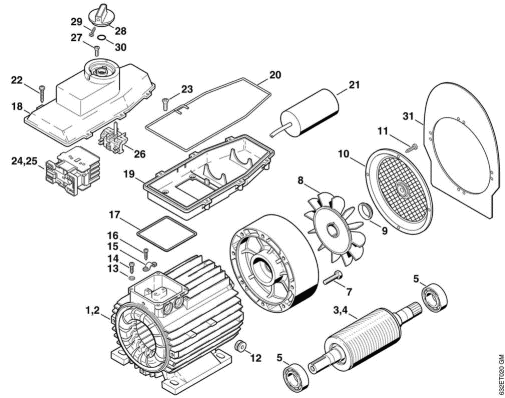 A-Electric motor