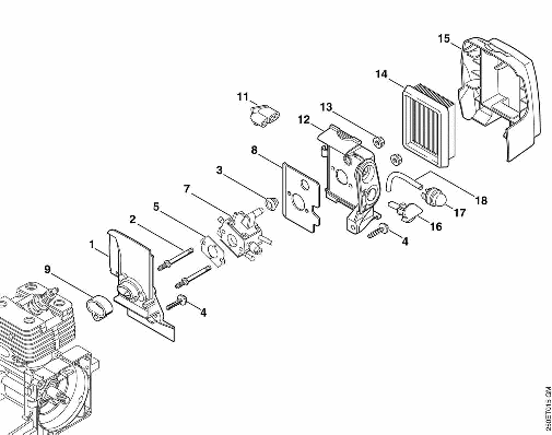 D-Carburetor housing