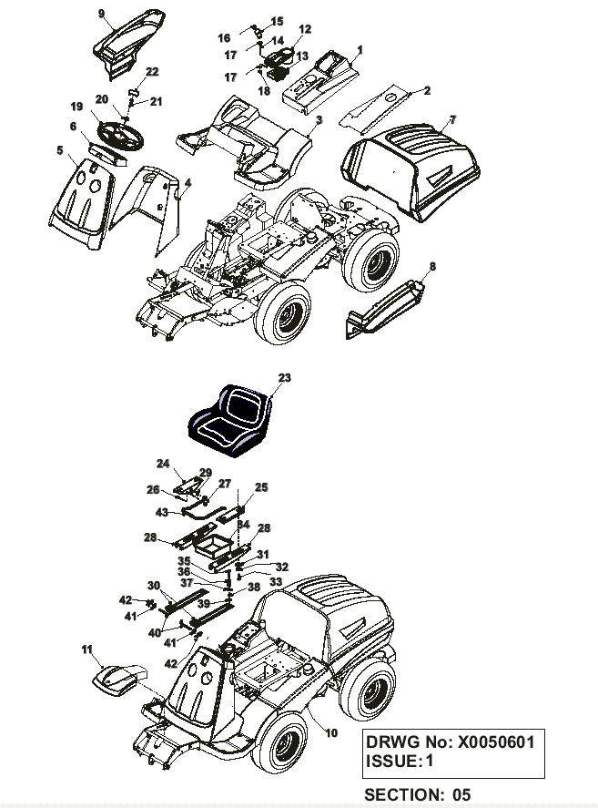 Bodywork Layout