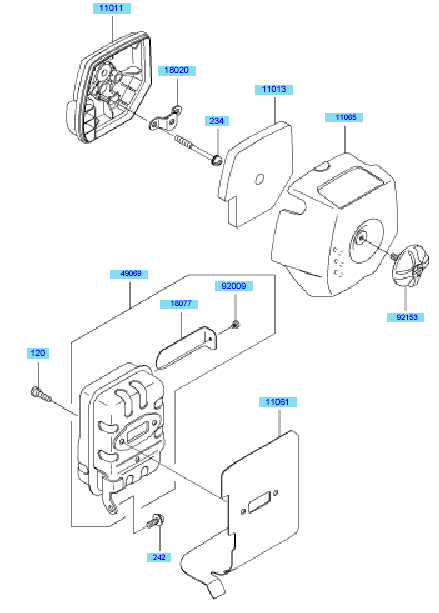 Air Filter & Muffler