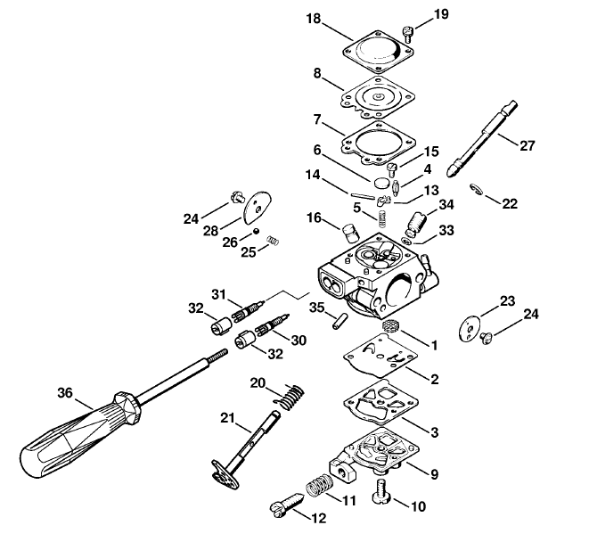 Carburetor WT-492A (USA)
