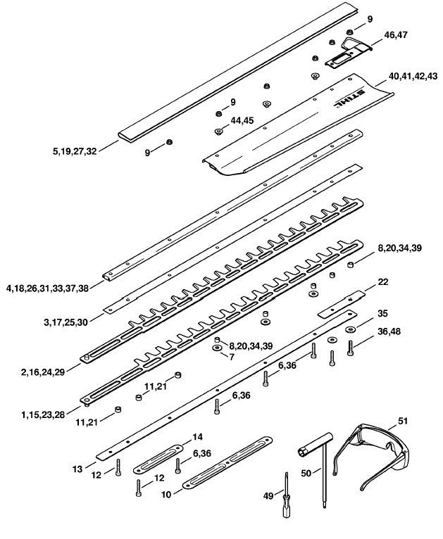 Cutter bar HS 86