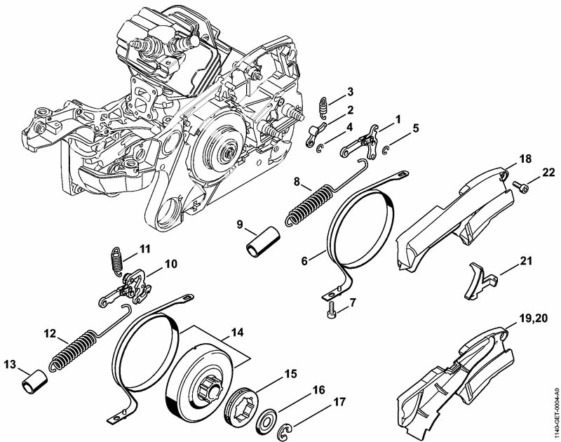 MS362CMVW-D CHAIN BRAKE