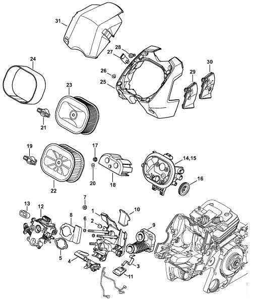 Carburetor bracket