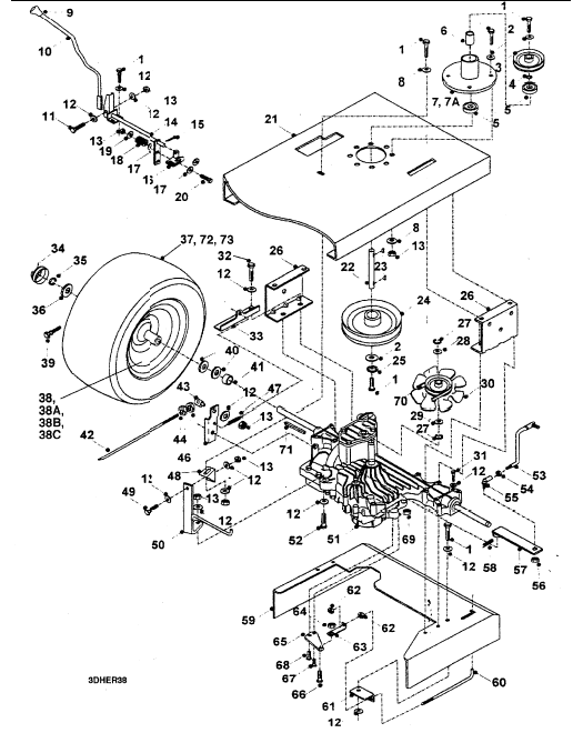 Tuff Torq Hydrostatic Transaxel Assy