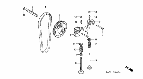 CAMSHAFT-PULLEY-BELT