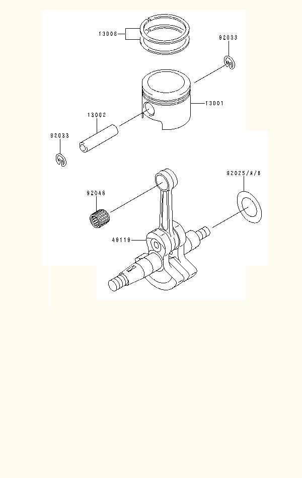 PISTON/CRANKSHAFT