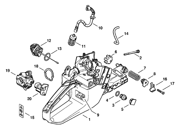 Tank housing