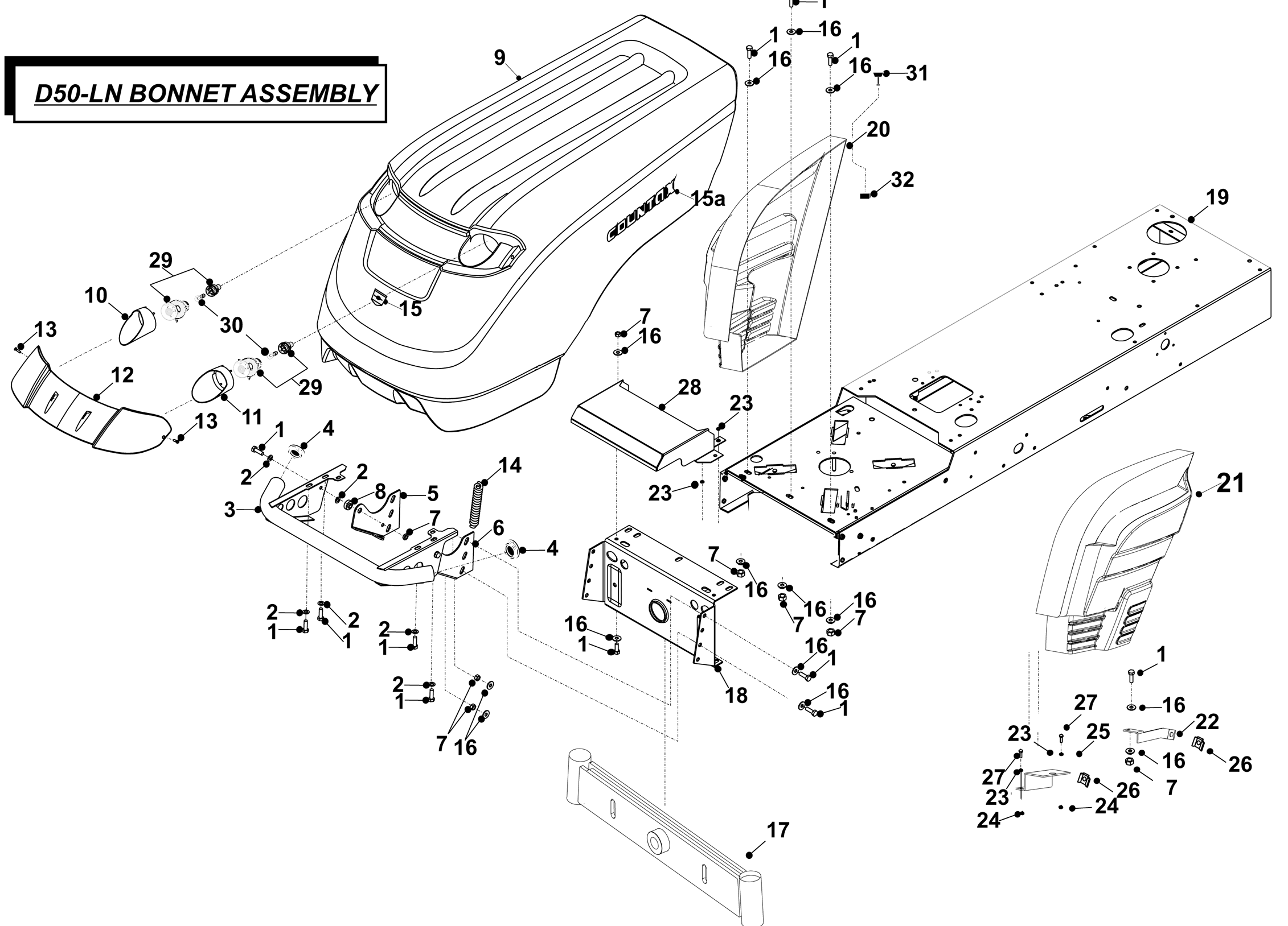 BONNET ASSY