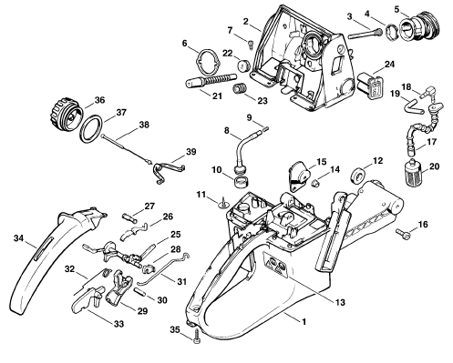 Tank housing